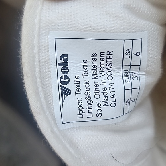 Gola classic  coaster sneakers  w size 6 - Picture 8 of 9